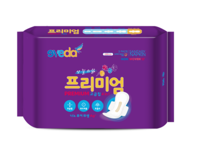 BĂNG VỆ SINH EVEDA CAO CẤP DÙNG BAN ĐÊM - 3 MIẾNG CÓ CÁNH (330MM)